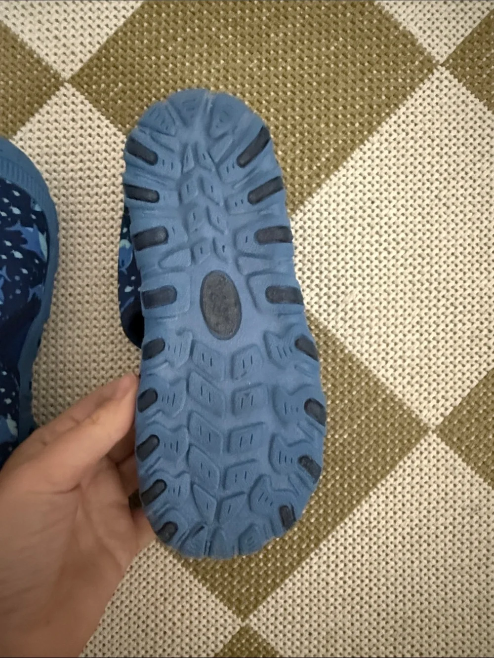 New Little Kids Western Chief Blue Sharks Beachgoer Water‎ Shoes Size 13 C NWOB